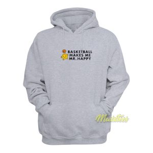 Mr Men Little Miss Basketball Makes Me Happy Hoodie 1