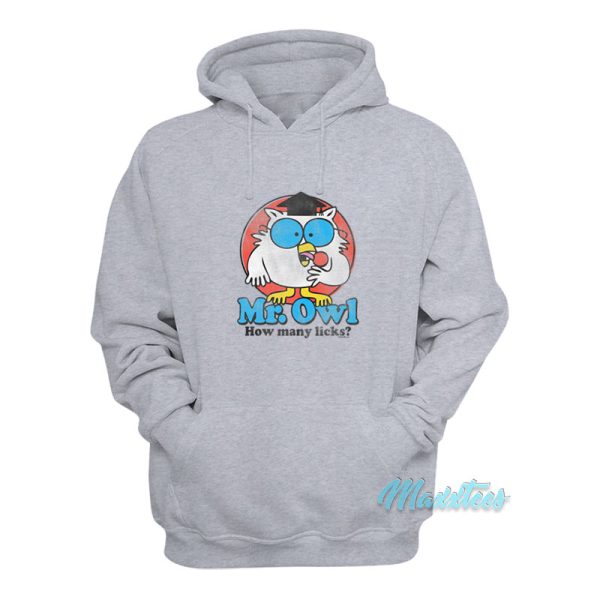 Mr Owl How Many Licks Hoodie