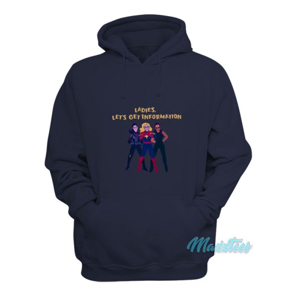 Ms Marvel Ladies Let’s Get Information Hoodie