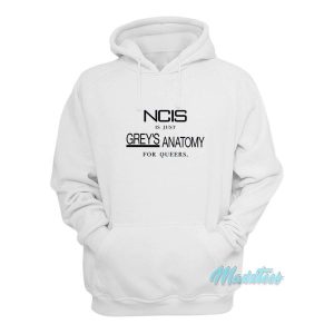 NCIS Is Just Greys Anatomy For Queers Hoodie 2