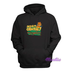Neon Genesis Evangelion Garfield Hoodie 1 Neon Genesis Evangelion Garfield Hoodie 2