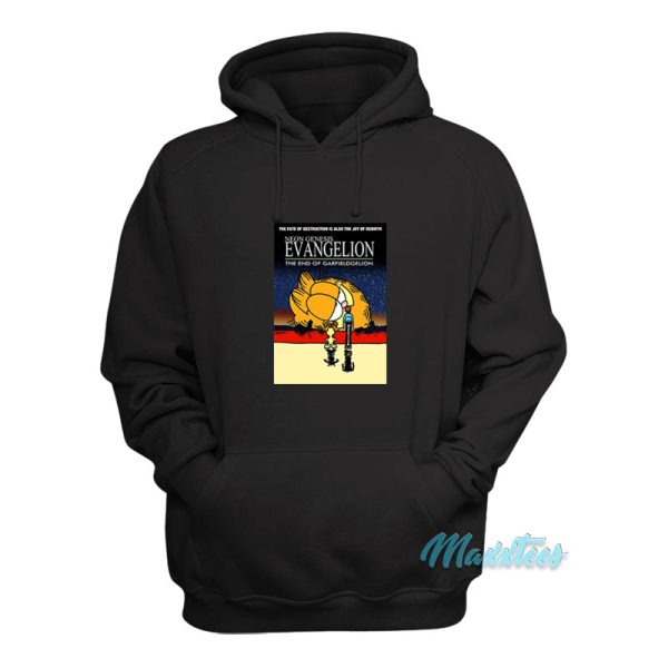 Neon Genesis Evangelion The End Of Garfieldgelion Hoodie