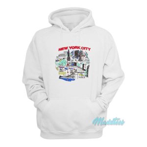 New York City Map Soho Tribeca Hoodie 2