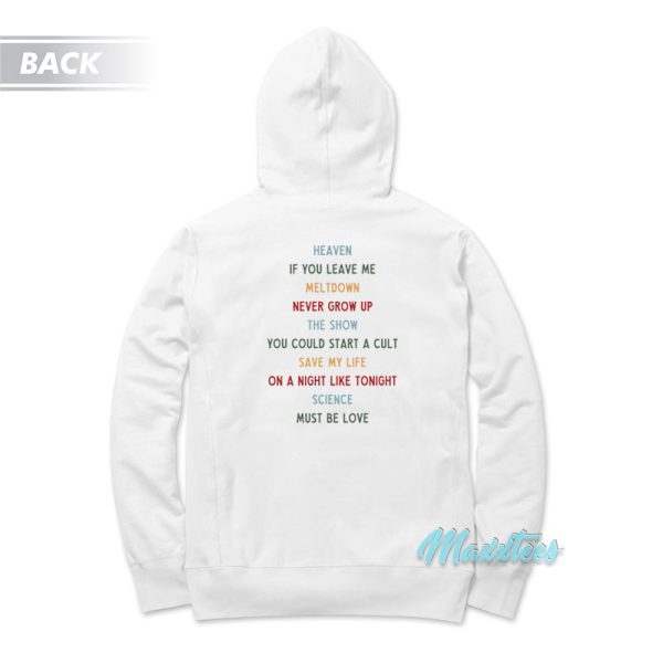 Niall Horan The Show Tracklist Hoodie