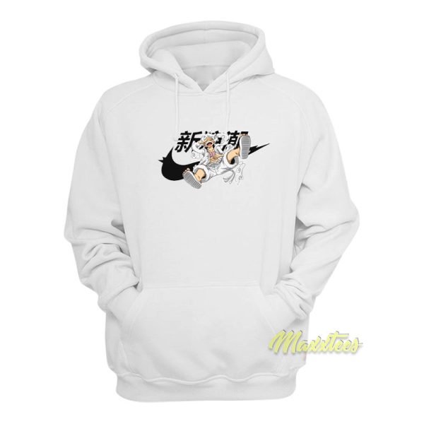 Nike Logo Luffy Gear 5 Hoodie