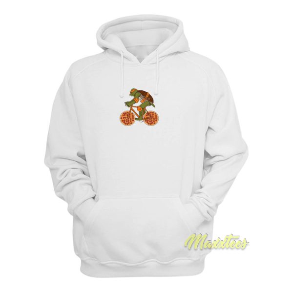 Ninja Turtle Cycling Wheel Pizza Hoodie