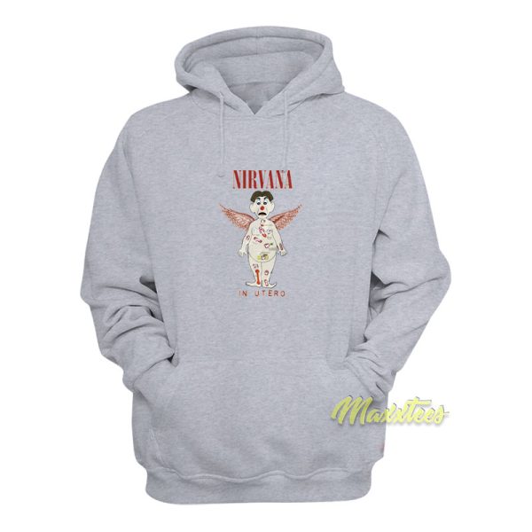 Nirvana In Utero Cartoon Hoodie