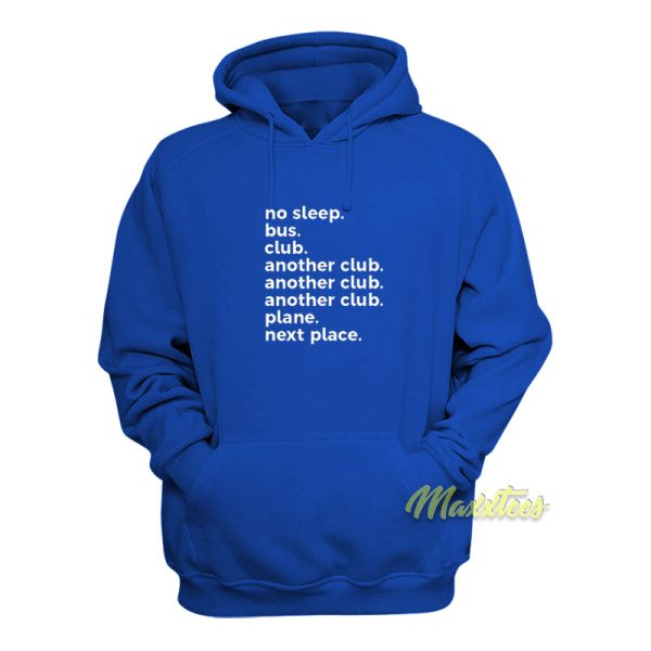 No Sleep Bus Club Another Club Plane Hoodie