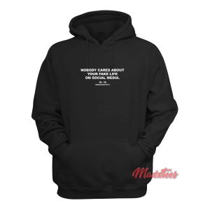 Nobody Cares Human Society Hoodie 1