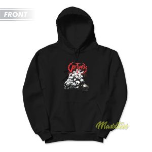 Obituary Cause Of Death Pile Of Skulls Hoodie 1