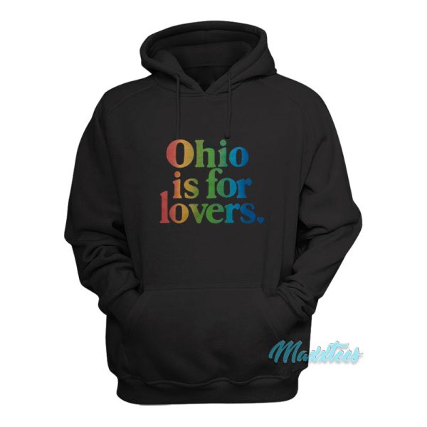 Ohio Is For Lovers Rainbow Hoodie