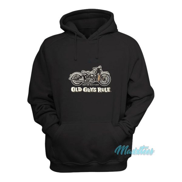 Old Guys Rule Motorcycle Hoodie