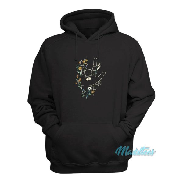 Old Navy Sign Language Love Hoodie