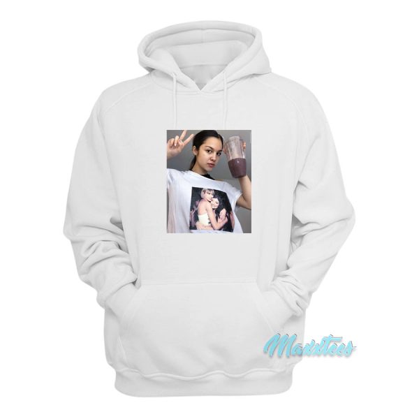 Olivia Rodrigo Wearing Taylor Swift Hugging Lorde Hoodie