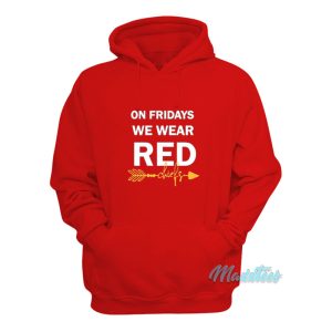 On Fridays We Wear Red Chiefs Hoodie 1