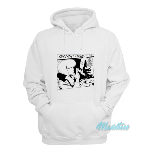 Orchid Prn Sonic Youth Hoodie