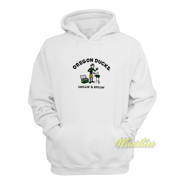 Oregon Ducks Chillin and Grillin Hoodie