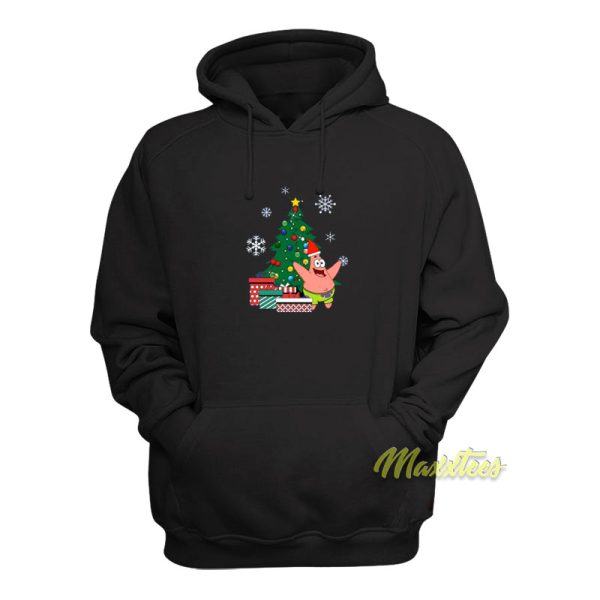 Patrick Star Around The Christmas Tree Hoodie