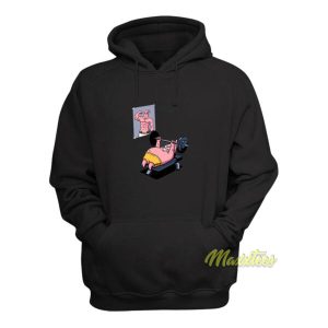Patrick Star Working Out Majin Buu Hoodie 1 Patrick Star Working Out Majin Buu Hoodie 2
