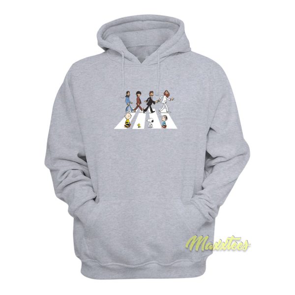 Peanuts In Abbey Road The Beatles Snoopy Hoodie