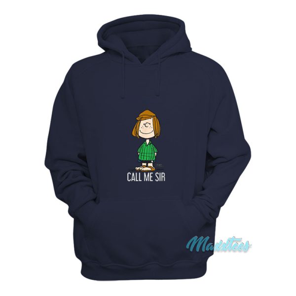 Peanuts Peppermint Patty Call Me Sir Hoodie