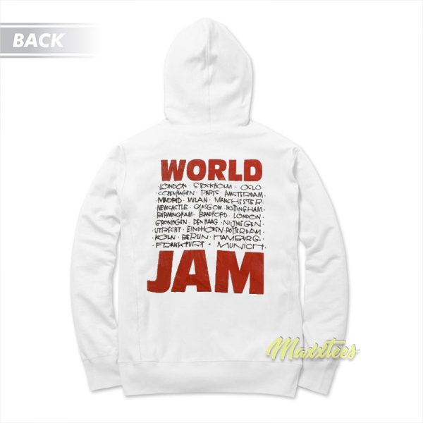 Pearl Jam World Jam 1991 1992 Ten Tour Hoodie