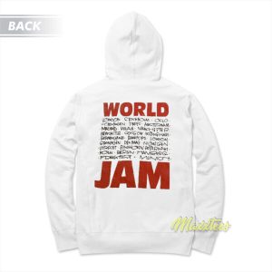 Pearl Jam World Jam 1991 1992 Ten Tour Hoodie 2 Pearl Jam World Jam 1991 1992 Ten Tour Hoodie 3