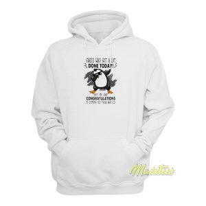 Penguins Dabbing Guess Who Got A Lot Hoodie 1