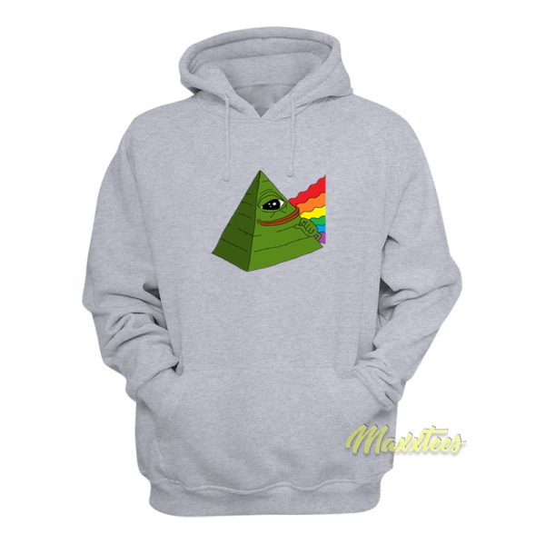 Pepe Frog Illuminati Pride Hoodie