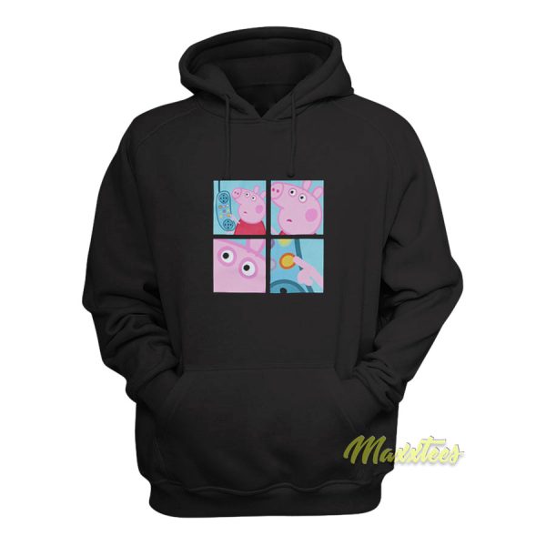 Peppa Pig Hanging Up Phone Meme Hoodie