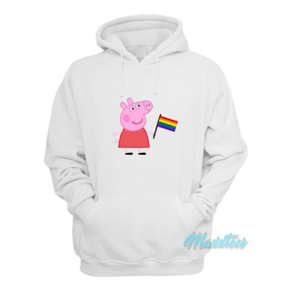 Peppa Pig Pride Flag Hoodie