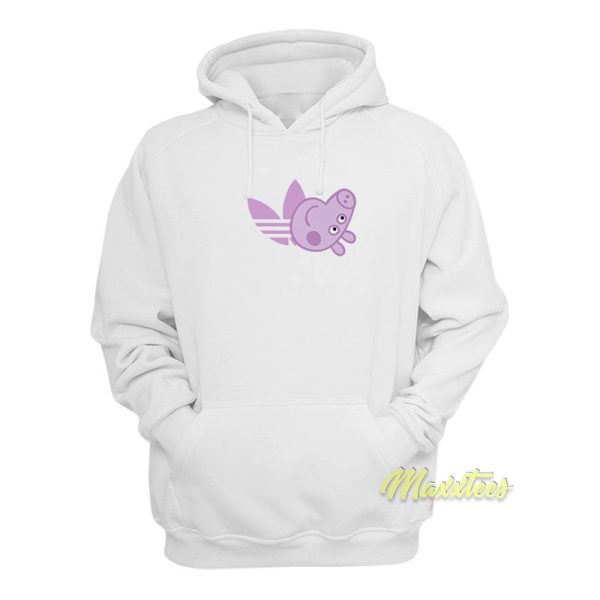 Peppa Pig X Adidas Pink Parody Hoodie