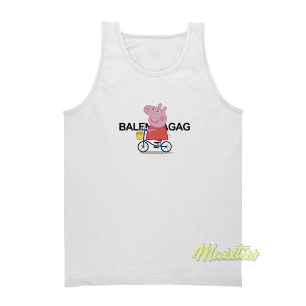 Peppa Pig X Balenciagag Tank Top