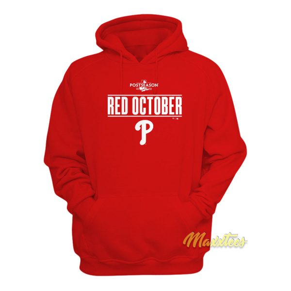 Philadelphia Phillies Postseason Red October Hoodie