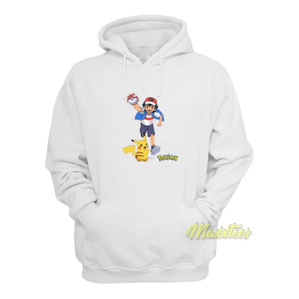 Pikachu and Ash Ketchum Hoodie