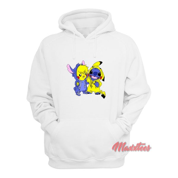 Pikachu and Stitch Hoodie