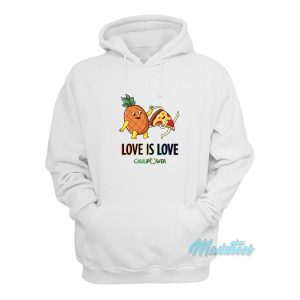 Pineapple Pizza Love Is Love Hoodie 2