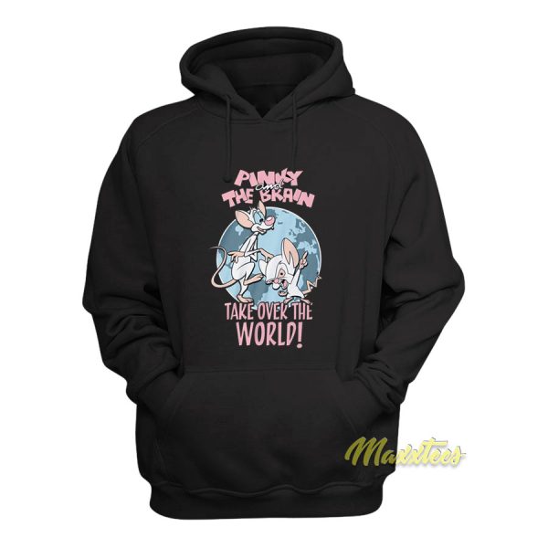 Pinky and The Brain Take Over The World Hoodie