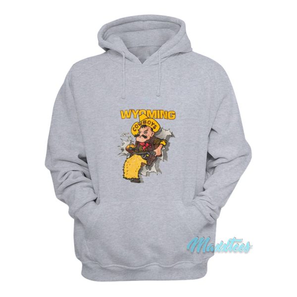 Pistol Pete Wyoming Cowboys Hoodie