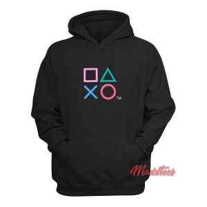 PlayStation Button Icons Hoodie 1