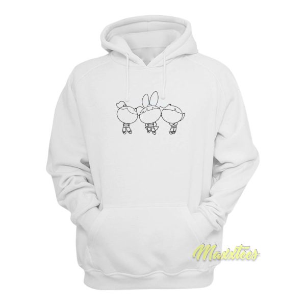 Powerpuff Girls Cartoon Minimalist Line Hoodie