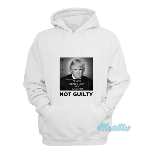 President Donald J Trump Not Guilty Hoodie