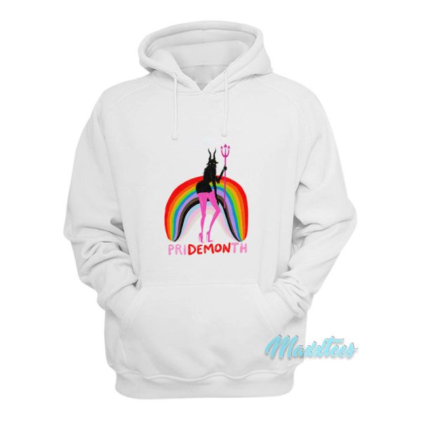 Pride Month Pridemonth Demon Rainbow Hoodie