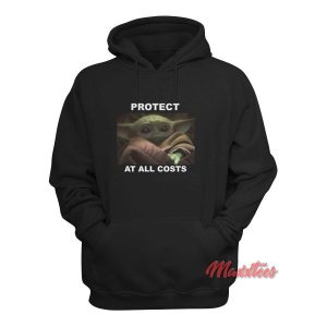 Protect At All Costs Baby Yoda Star Wars Hoodie 1 Protect At All Costs Baby Yoda Star Wars Hoodie 2