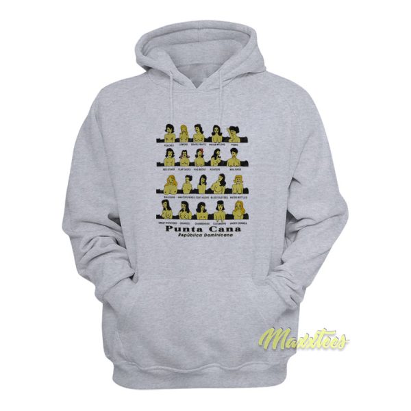 Punta Cana Dominican Republic Boobs Hoodie