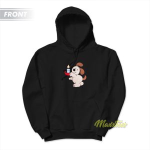 Puppy On The Train Gonna Ride It Hoodie 1