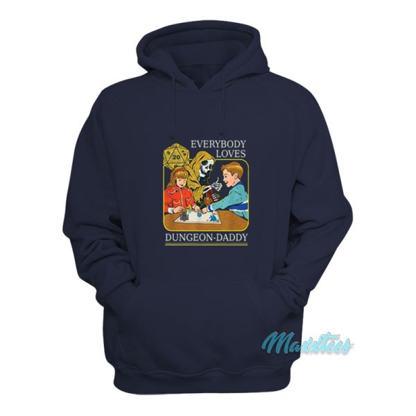 RPG D20 Dice Everybody Loves Dungeon Daddy Hoodie