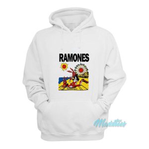 Ramones Rockaway Beach Bunny Hoodie 2