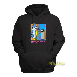 Regular Show Mordecai and Rigby Portraits Hoodie Regular Show Mordecai and Rigby Portraits Hoodie