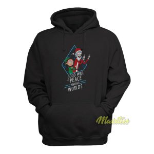 Rick and Morty Christmas Xmas Hoodie 1